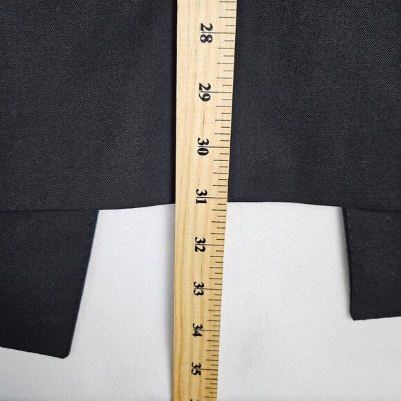 Apollo King Double Breasted Blazer Peak Lapel Black Mens 44R Suit Jacket Classic - Picture 12 of 16